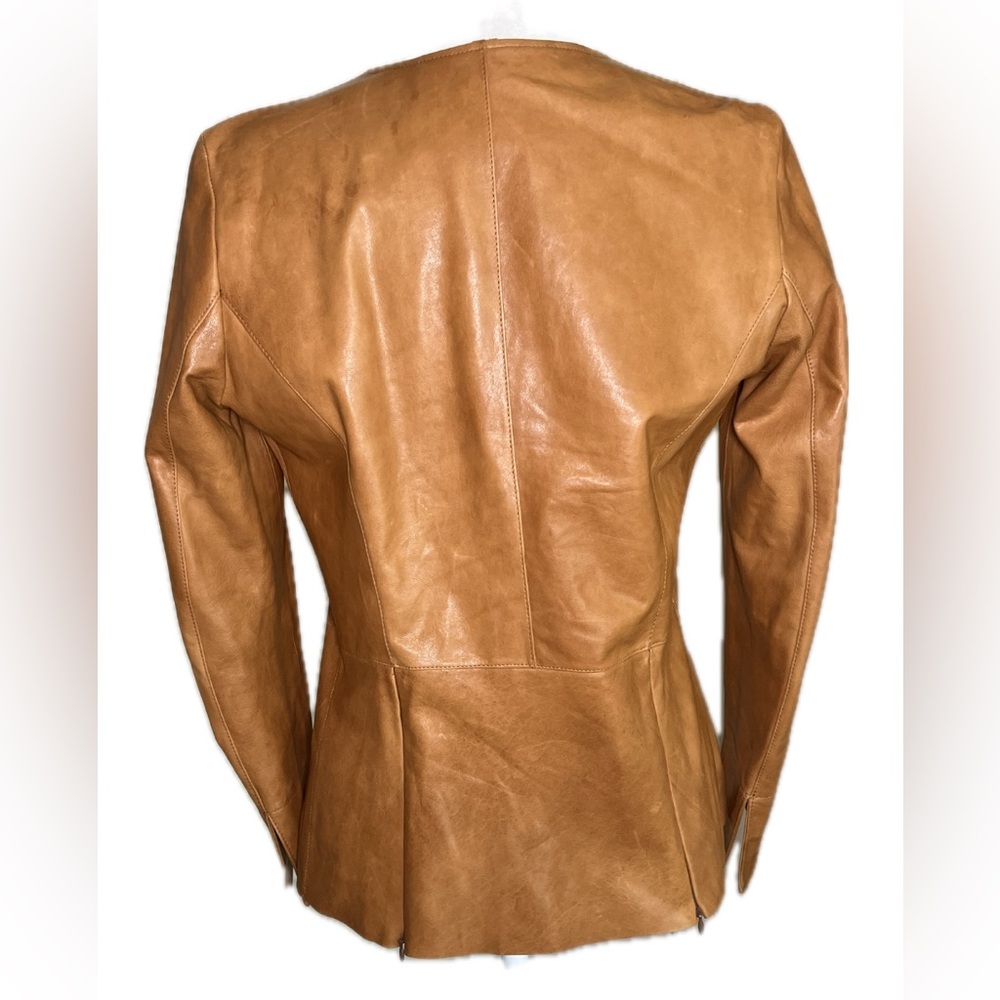 David 2 Leather Factory by Franco Fonati Tan
Genuine Italian Leather Jacket S - Picture 4 of 10